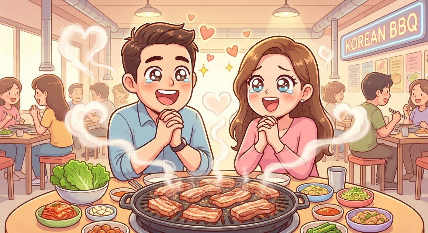 맛집 예능 속 화제의 삼겹살