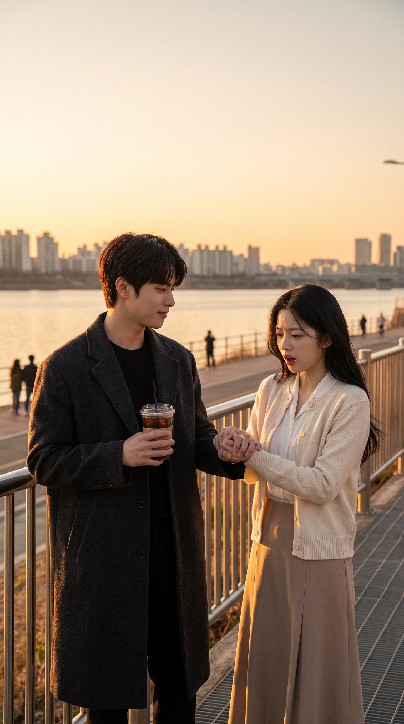 손 잡는 순간, 여친이 화들짝 놀란 그 3초