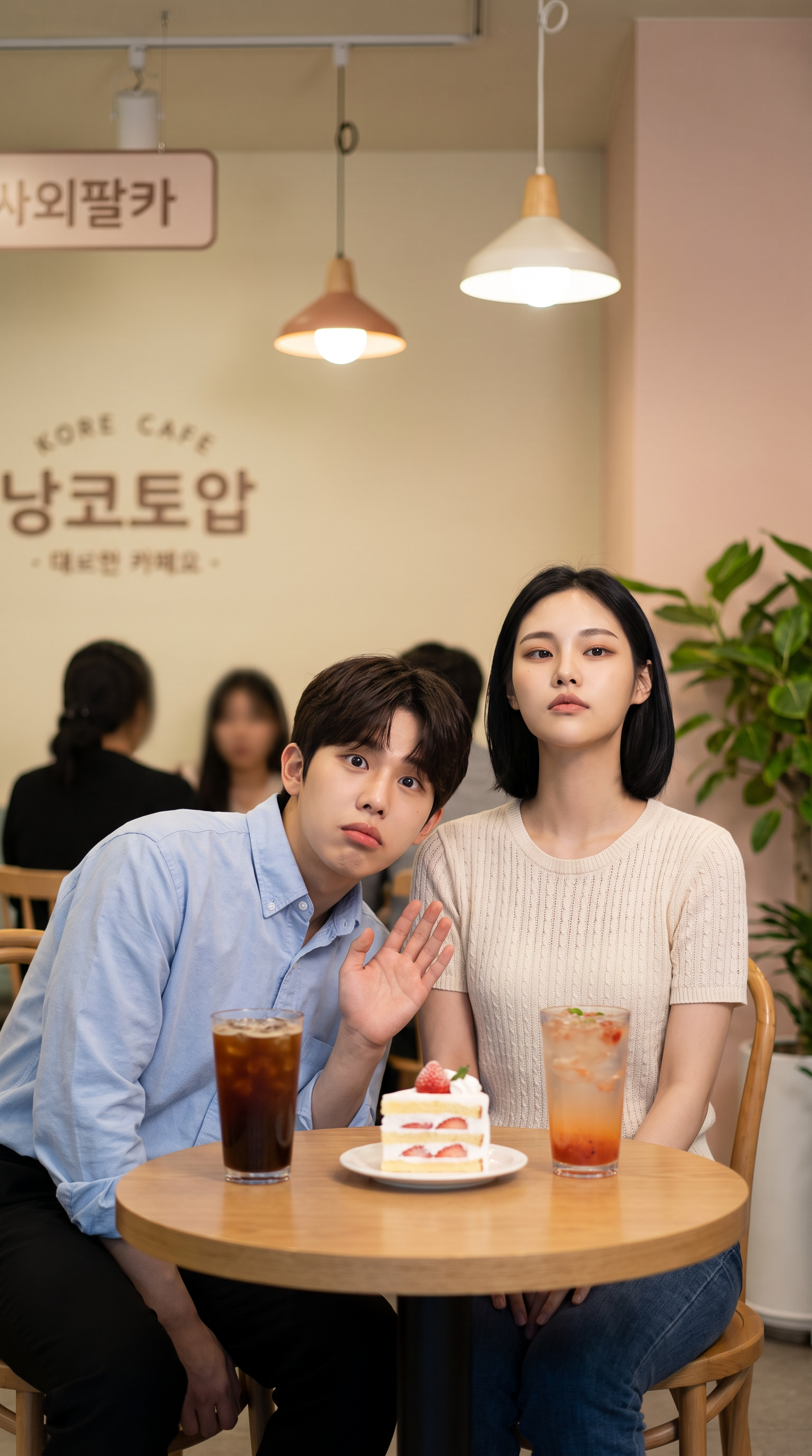 여친이 눈동자만 굴리는 그 2초